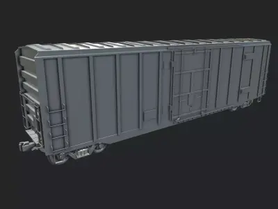 Box Car 3D model