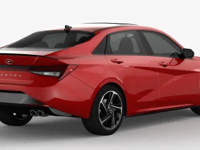 Hyundai Elantra N Line 2021 3D model