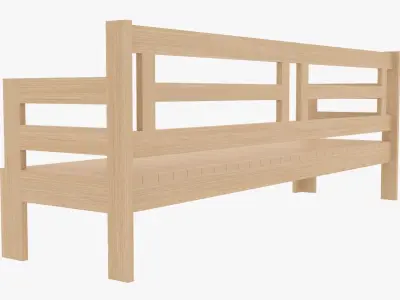 Bench 3D model
