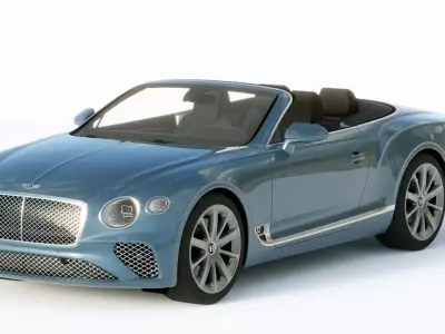 Bentley Continental GT Convertible 2020 3D model