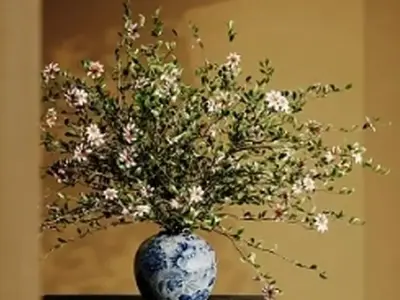 Floristry Fine art display 3D model