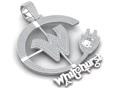 Hip Hop WHITEHURST Pendant 3D print model