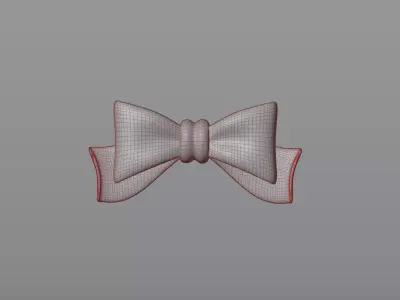 Bow decoration 3D model