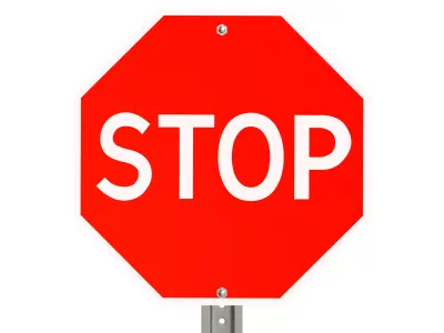 Stop Sign 3D model buy