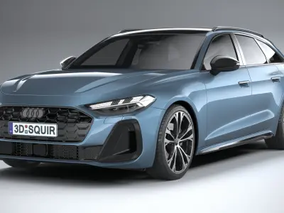Audi A5 Avant S-line 2025 3D model