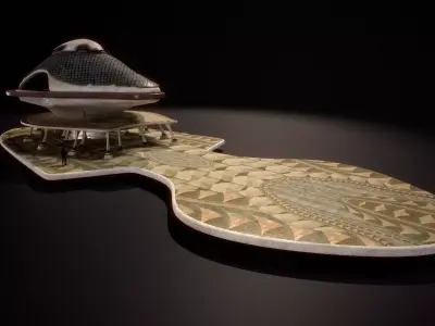 building 18 Low-poly 3D model