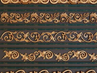 Ornament Trim Vol 02 3D model