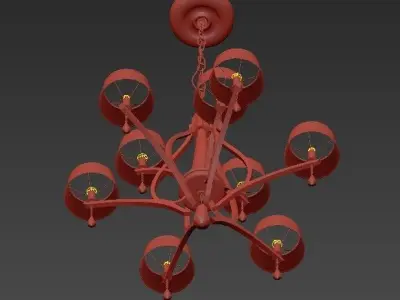 MANITOU chandelier 3D model