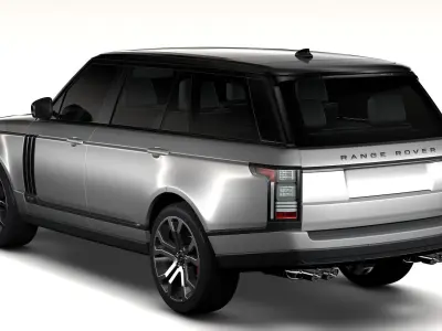Range Rover SVAutobiography Dynamic LWB 2017 3D model