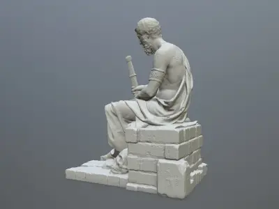 Man Statue 3D print model