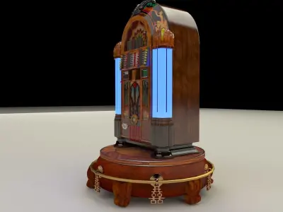 Jukebox vintage 3D model