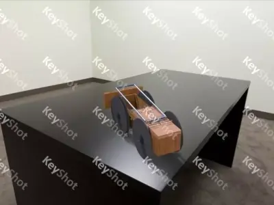 Mouse Trap Car Free 3D model