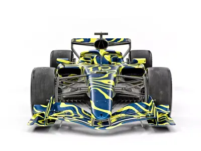 F1 2026 Car High Detail Mid High Poly Formula 1 3D Model 3D model