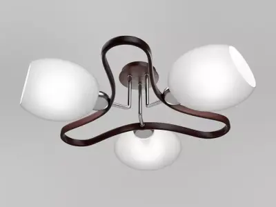 Hanging lamp Low-poly 3D model