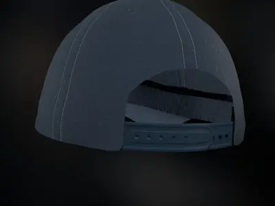 Baseball Cap Low-poly 3D model