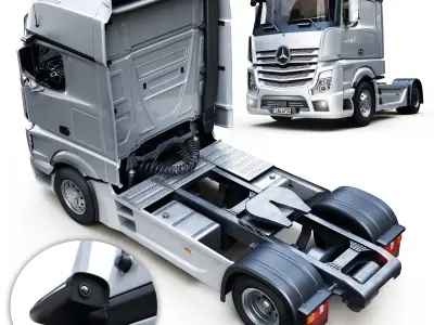 Benz new actros 3D model