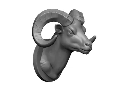 ram head 3D print model