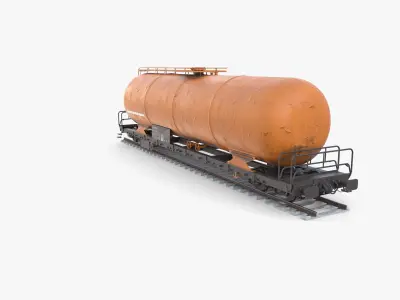 CFR Tanker Rail Car v3 3D model