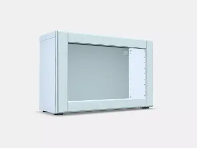 BESTA Shelf unit with glass door 26 3D model