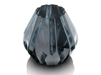 vase-z crystal vase 3D print model