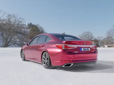 Lexus ES350 F Sport 2021 3D model