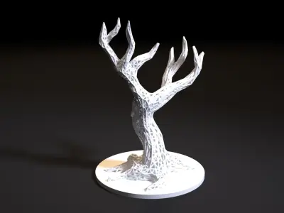 Wood voronoi 3D print model