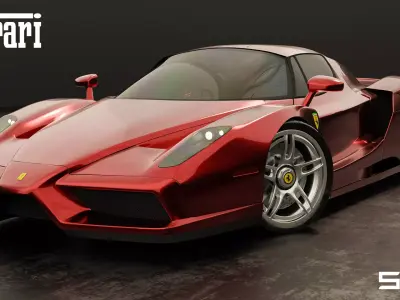 Ferrari Enzo 2002 Low-poly 3D model purchase
