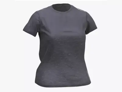 Tshirt 122 - All MH Bodies - UE5 Skeletons - Rigged Low-poly 3D model