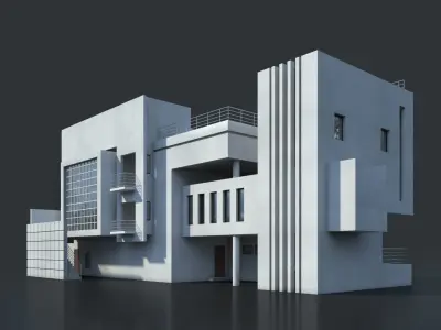 Modern Building Free 3D model
