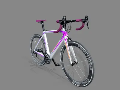 Mountain Bike Low-poly 3D model