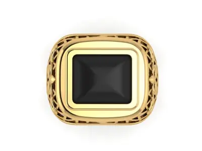 Man ring 3D printable for gold and silver 3D print model