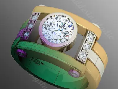 Ring bi 57 3D print model