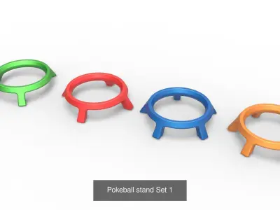 Orb Types Set 4 3D Model Pack