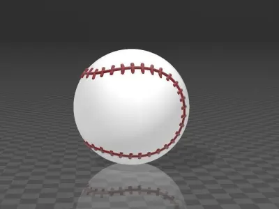 softball - multiextruder colorprintable  3D print model