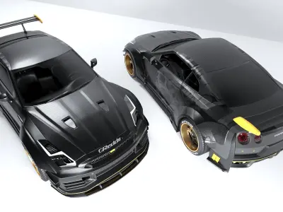 SPORTS CAR 3D model by CharlotteUA
