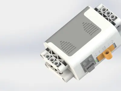 LEGO Battery Box Free 3D model
