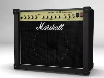 Marshall Amplifier 3D model