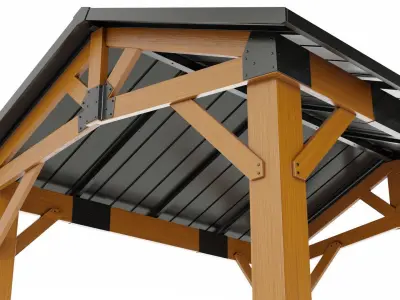 Gazebo 3D model buy