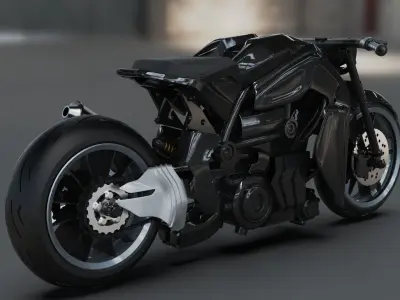 motorcycle Znb 3D model
