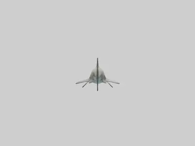 Bull Shark swimming fast model Low-poly 3D model