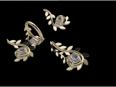 Goldsmith Rad Jewelry 3D Models Set - Leyla 3D model