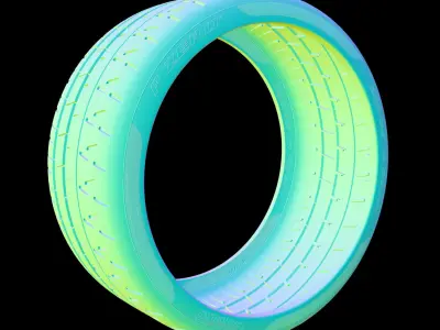 P Zero Trofeo R Tyre 3D model