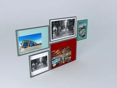 Composition transportation 02 Free 3D model