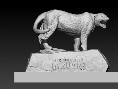 NFL JACKSONVILLE JAGUARS - AMERICAN FOOTBALL - 3D PRINT - CNC 3D print model