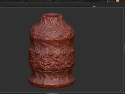 Vase modern 3d print model 3D print model