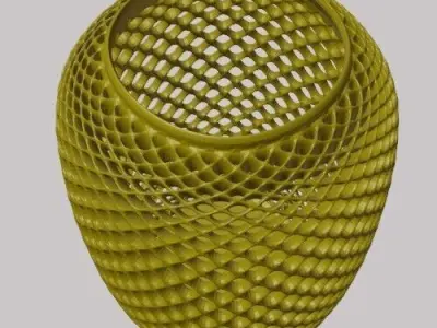 Pencil Holder Honeycomb Pen Holes Free 3D print model