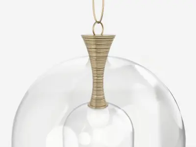 Bell Pendant Baker Murano 3D model