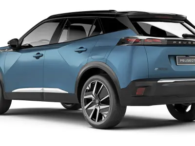 Peugeot e-2008 2024 3D model