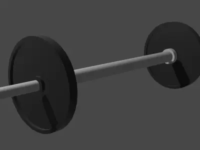 Olympic weights Low-poly 3D model