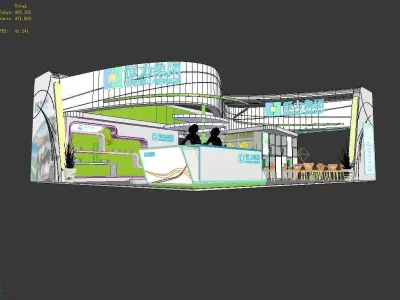 Exhibition - Area -10X13-3DMAX2009-072 3D model